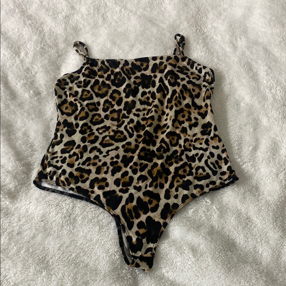 Leopard Print Bodysuit